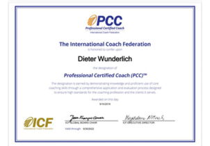 PCC-Auszeichnung durch die ICF
